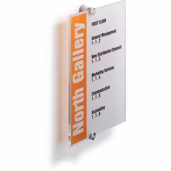 Crystal Sign, 8-3/8"Wx11-3/4"H