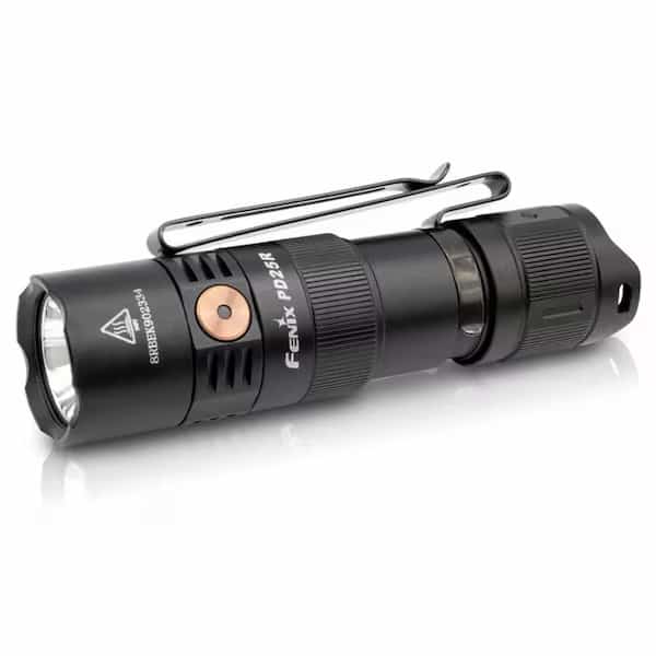 Mini Flashlight, 3.70" L, 550 lm, Black