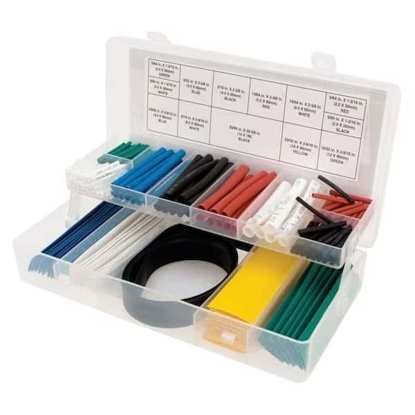 Heat Shrink Tubing Assortment Polyolefin Tubing; With 13/16 To 393/8 In Length Tubes