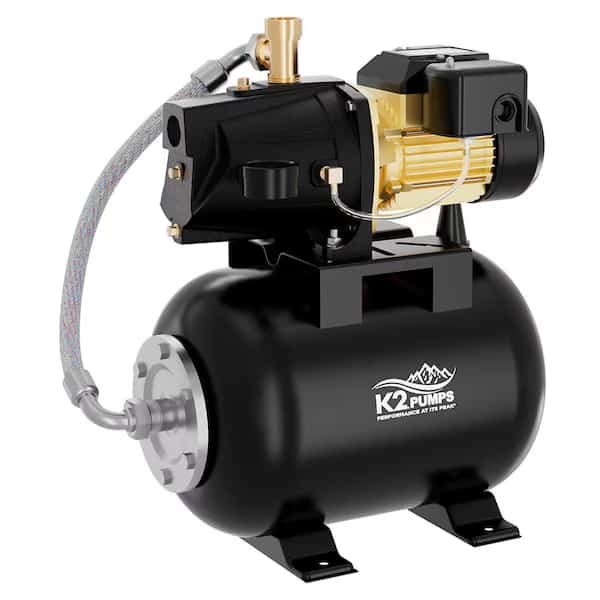 1/2 HP Shallow Well Jet Pump and Tank System