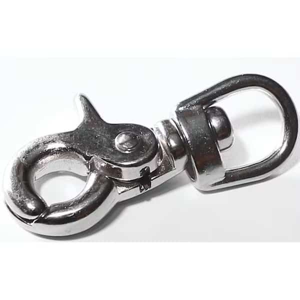 501312 Trigger Snap, 40 lb Working Load, Zinc, Nickel