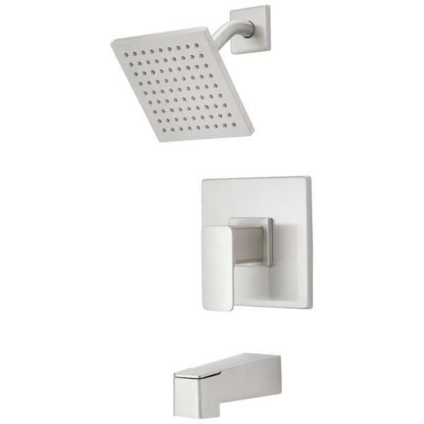 Faucet TubShower, Fixed Mount Showerhead, 175 gpm Showerhead, 1 Spray Settings, 2, 3Handle