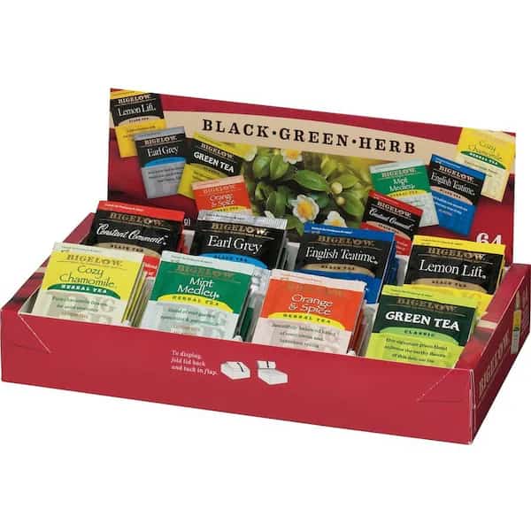 8Flavor Tea Assortment Tea Tray Pack, Multi, 64PK