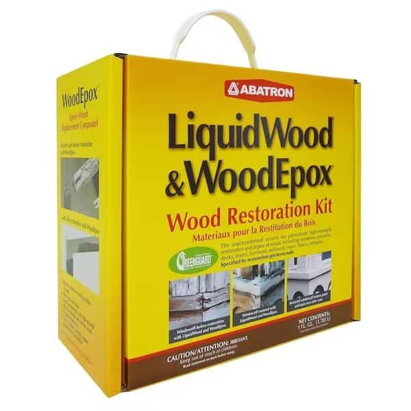 ABATRON Abosolv WR4QKR Wood Restoration Kit, 4 qt Box, Abatron, Mfr#: WR4QKR