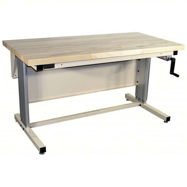 Workstation, Ergo, Solid Maple, Lt Beige