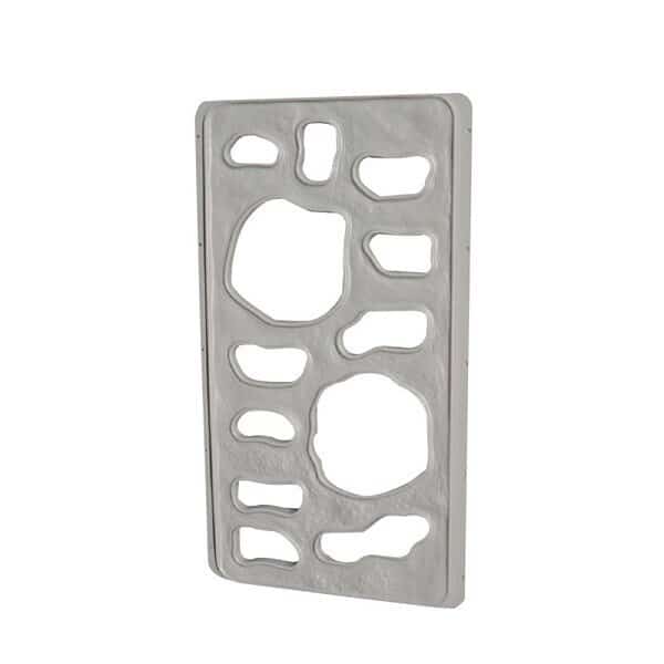 PLAYSTAR PS 8870 Vertical Climber, HDPE, Gray, For 48 in, 60 in Playdeck