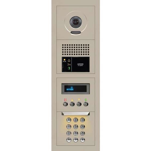 Video Entry System,10-5/8"W x 8-55/64" H, Mfr#: GTV-DES104B, AIPHONE