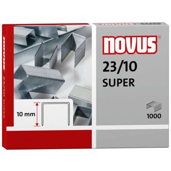 Premium HD Staples, 23/10, 1k, 10mm, PK1000