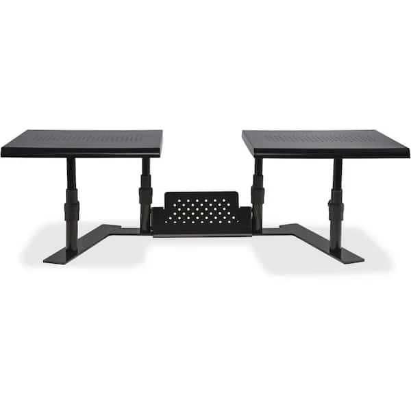 Metal Art ErgoTwin Height Adjustable Dual Monitor Stand  31883, PlBk