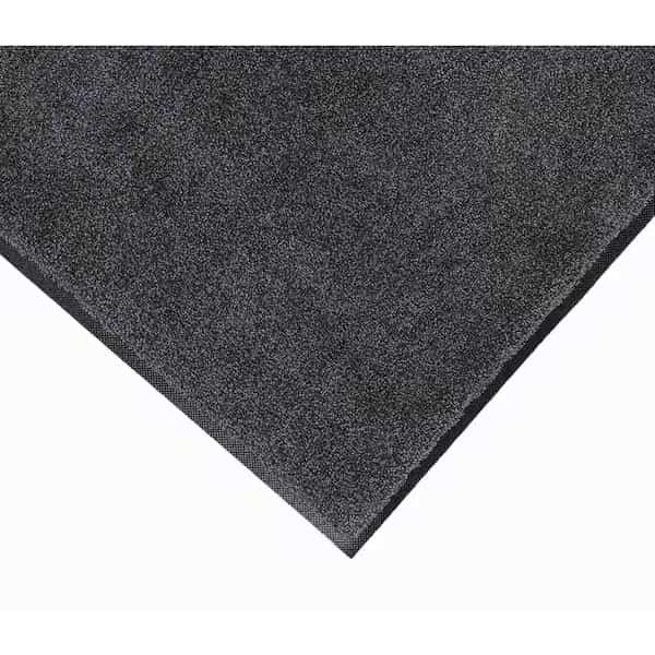 Plush Mat, Midnight Grey 3' x 4', Smooth Backing