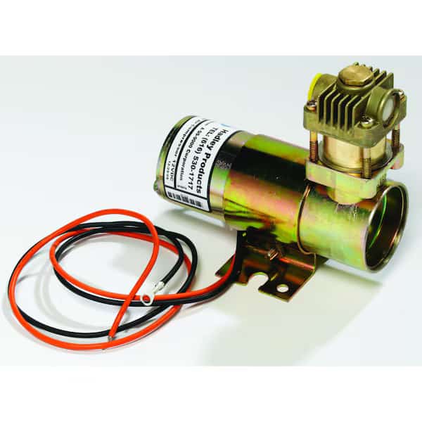 For Use With Air Horn, Direct Drive, 110 To 135 Pounds Per Square Inch, 1/6 Horsepower, 12 Volt DC, Hadley Horns, Mfr#: H00850D