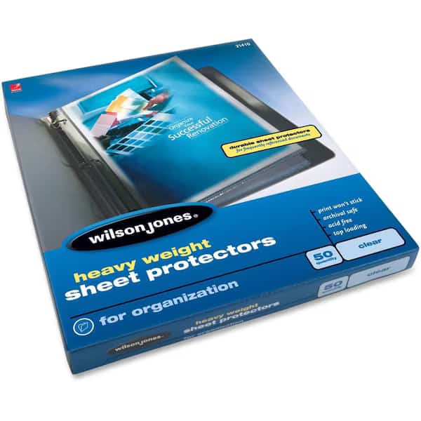 Sheet Protector, Heavy Weight, PK50