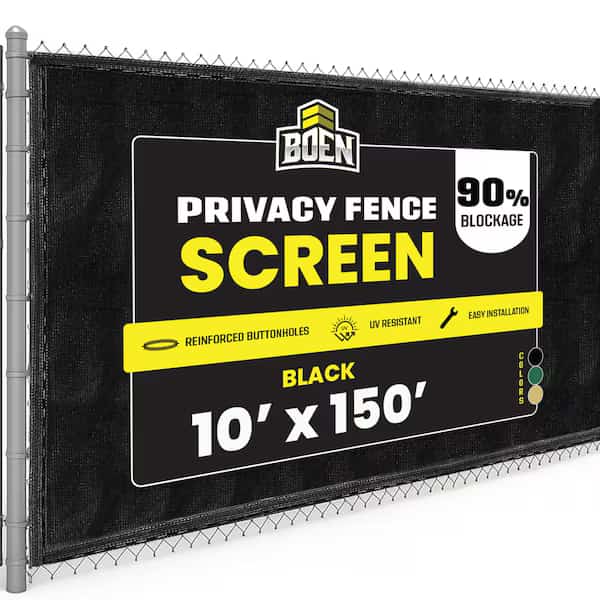 Privacy Netting, Black, 10ftX150ft