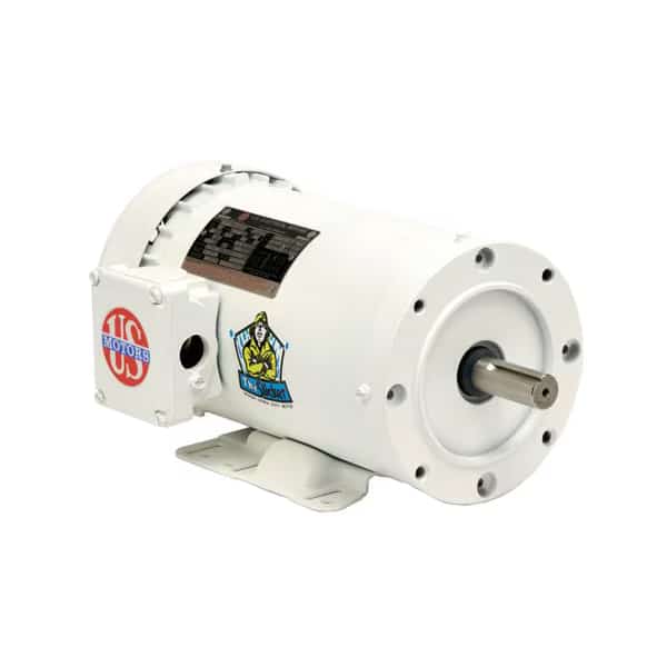 WashdownMotor, 1-1/2hp, 3450RPM, 115VAC