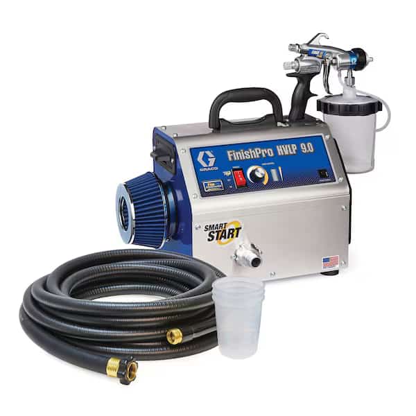HVLP Paint Sprayer, 4 Stages, 1 qt. Tank