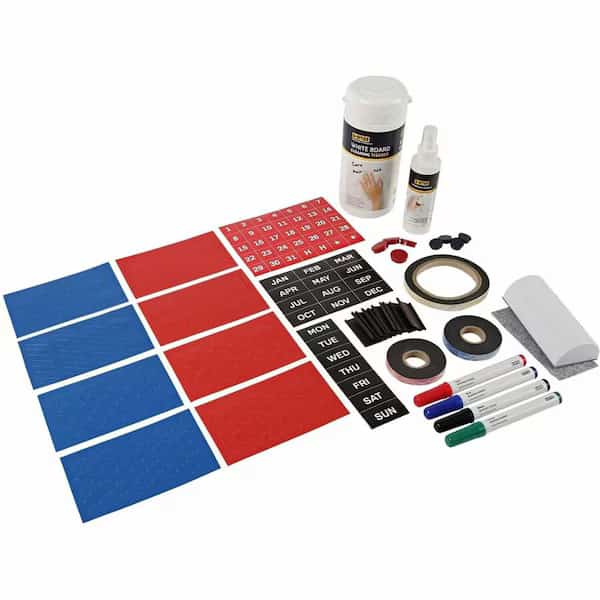 Professional Magnetic Board Accessory Kit, Red