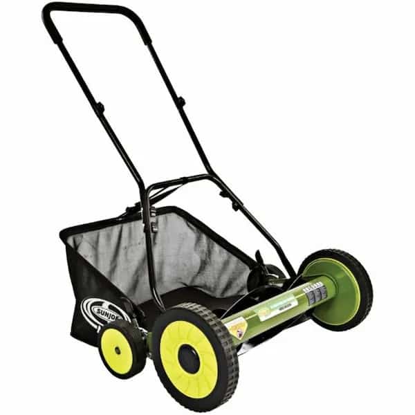 Manual Reel Mower w/ Grass Catcher, 20 inch