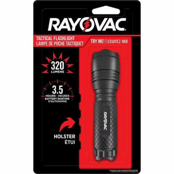 LED Flashlight,320 Lumens,Metal, Mfr#: RN3AAA-BXT, RAYOVAC