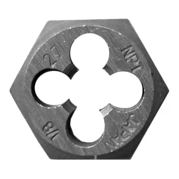 Hex Threading Die,1/8"-27,HSS, Mfr#: 96301, CENTURY DRILL AND TOOL