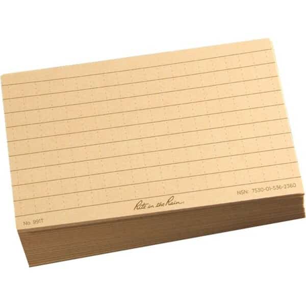 3" x 5" Ruled Index Cards, Pk100