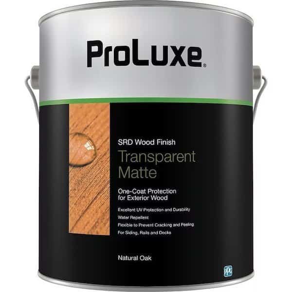 Proluxe Cetol SRD Wood Finish, Transparent, Natural Oak, Liquid, 1 gal, Can