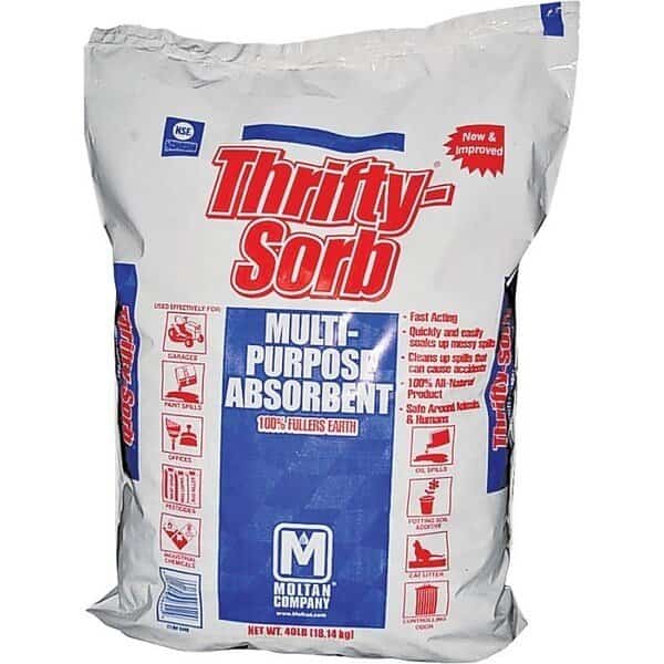 EP Minerals 8440 Premium Granular Absorbent, Solid, Odorless, 40 lb Poly Bag