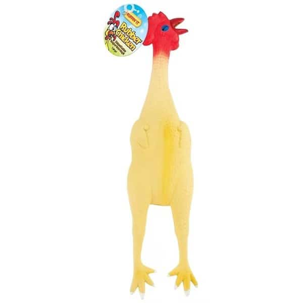 Dog Toy, L, Chicken, Rubber