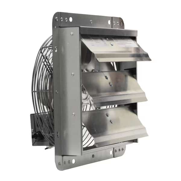 Shutter Fan, 12In Bld Dia, Galvalume, 120