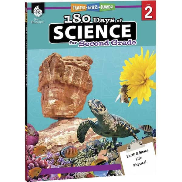 Shell Education 180 Days of Science Book, Grade 2
