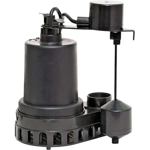 SUPERIOR PUMP 92372 Sump Pump, 120 V, 4.1 A, 1-1/2 in Outlet, 48 gpm