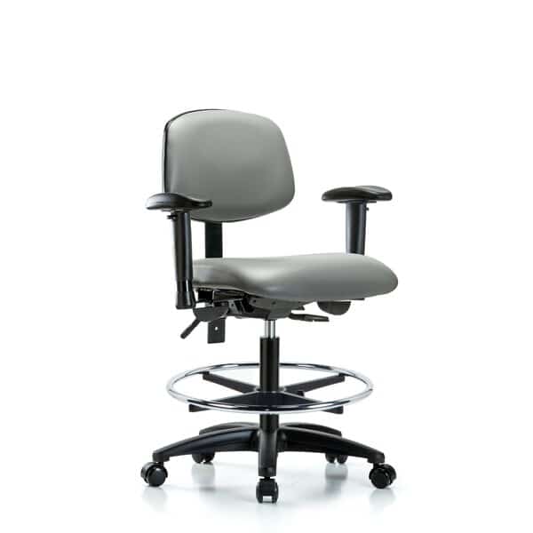 Vinyl Chair, Vinyl, Adjustable Arms