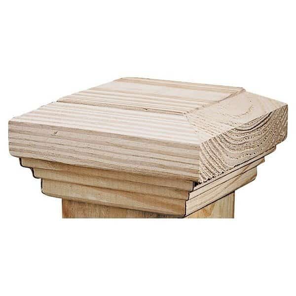 UPF 105701 Post Cap, 5-1/2 x 5-1/2 in Post/Joist, 6 in L, 6 in W