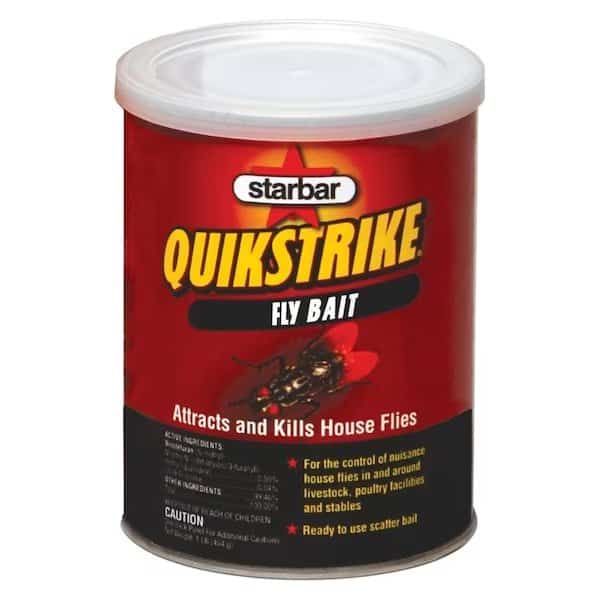 QuikStrike Fly Bait, Granular, Fish, 1 lb Can
