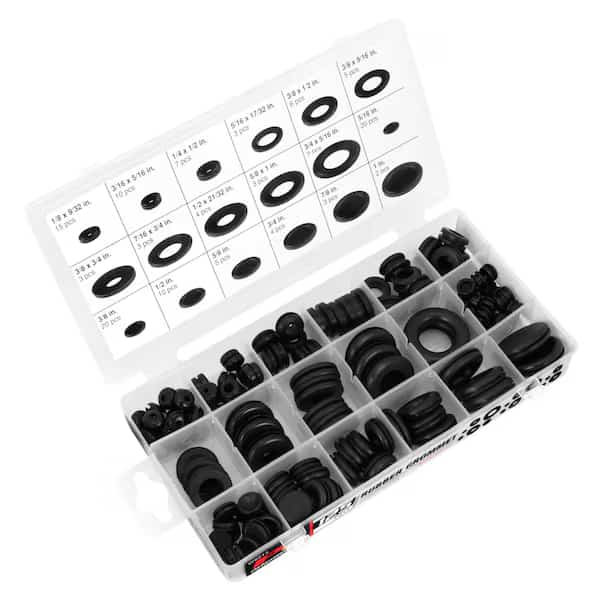WILMAR WLMW5214 125 Pc Rubber Grommet Hardware Kit