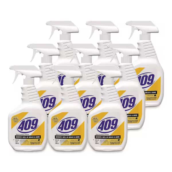 Cleaners & Detergents, 32 oz. Trigger Spray Bottle, Lemon, 9 PK