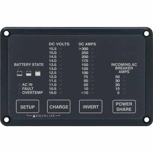 Heart FDM-12-25 Remote Panel Battery Status & Freedom Inverter/Charger