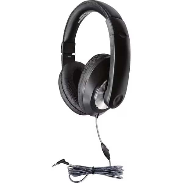 Smart-Trek Deluxe Stereo Headphone w/Volume Control + 3.5mm TRS Plug