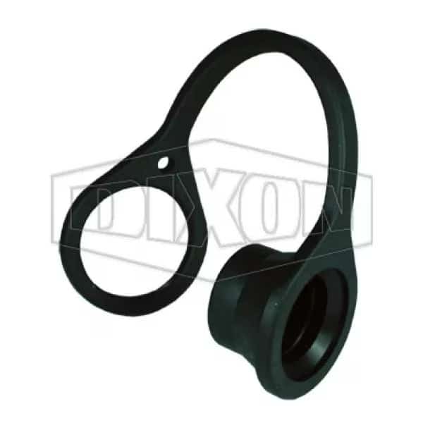 DQC HT Flush Face Nipple Dust Cap, 1/4 in Nominal, Nitrile, Domestic
