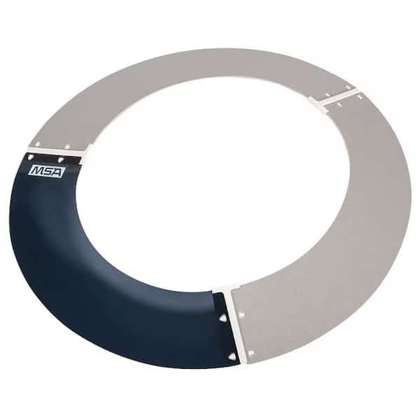 697410 Sun Shield, Polyurethane, Gray, Smoke Tint, For V-Gard Full-Brim Hat, TopGard Full-Brim Hat