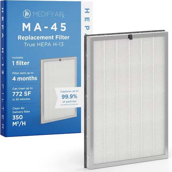 MA45R1 H13 True HEPA 999 Particle Removal