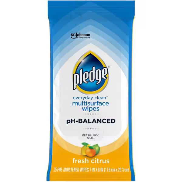 Multipurpose Cleaning Wipes, 7" x 10", 25 Wipes, PK12