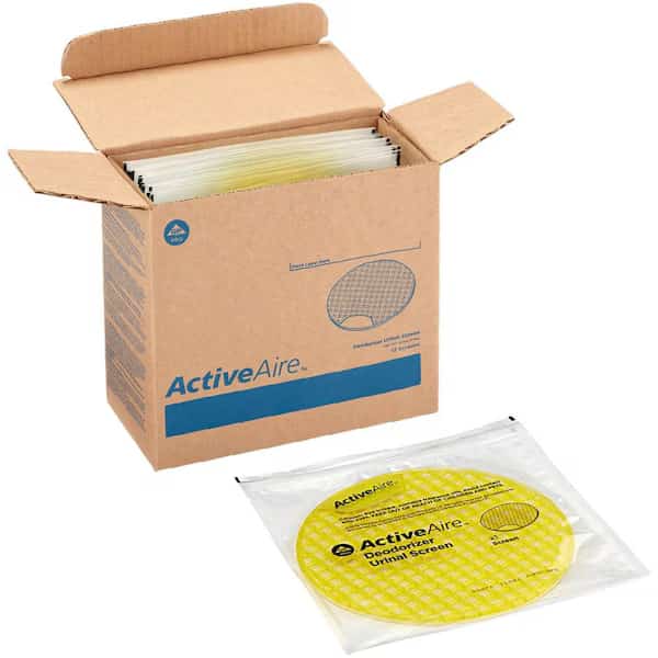 Urinal Screen, 2.8" W, Sunscape, PK12