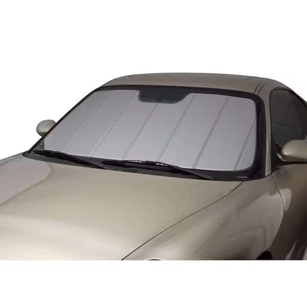 Removable Accordion Fold, Direct-Fit, For Full Windshield, Silver
