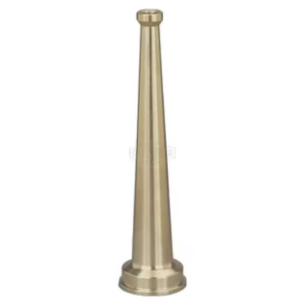 Plain Hose Nozzle, 1-1/2 in Inlet, Brass Body
