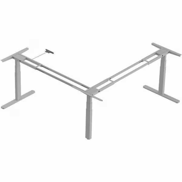 Workstream by Triple Motor Height Adjustable Sit-Stand Corner Desk Fra