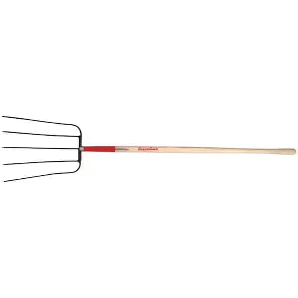 Barley Fork, Oval Tine, Steel Tine, Wood Handle, Straight Handle, 6312 in L Handle