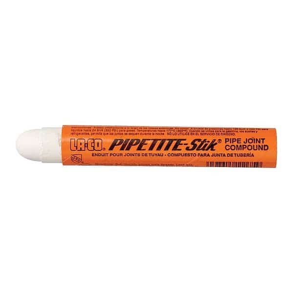 Pipe Thread Sealant 1.3 oz, Stick, Pipetite-Stik, White, Solid