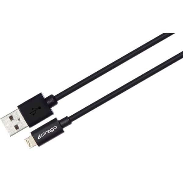 Cable-Lightening Sync-Charge-10ft- Black