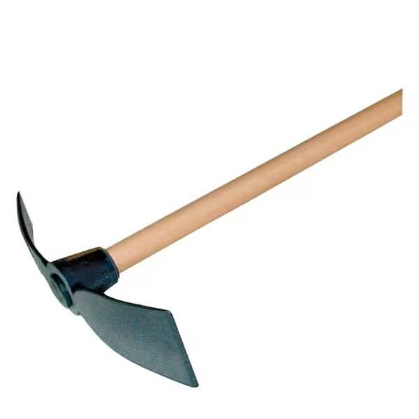 Hoe Mattock, Steel Blade, Hardwood Handle, Link Handle