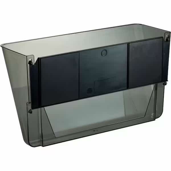 Magnetic Wall Pocket, Letter, 7Hx13W, Smoke
